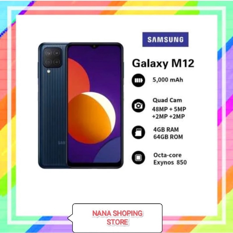 Samsung Galaxy M12 4/64 GB - Resmi