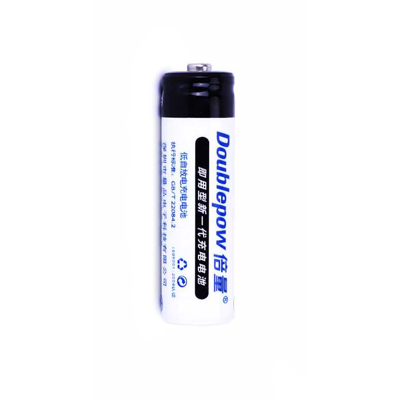 DOUBLEPOW Baterai Cas AA Rechargeable NiMH 1.2V 780mAh 4 PCS - AA780-Putih