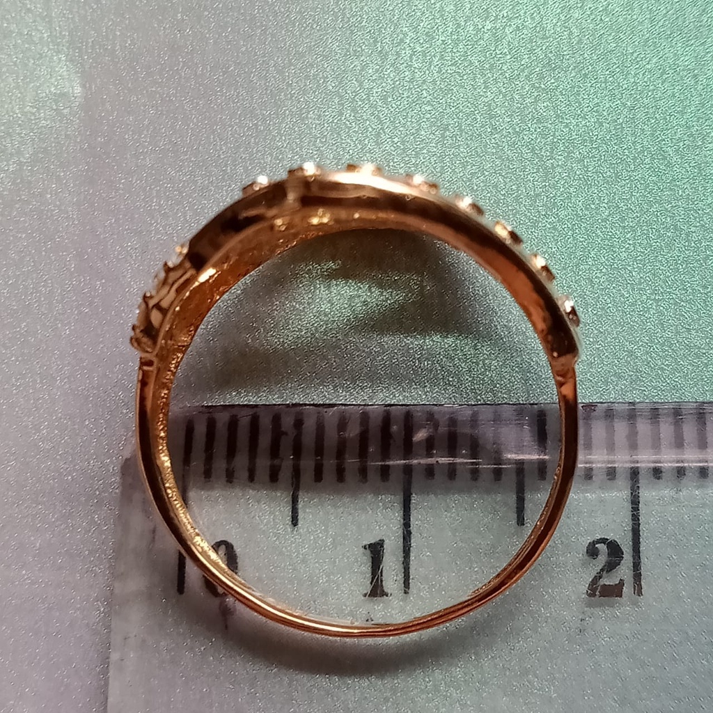 Cincin Emas 17K - 2.8 gr Kadar 750 - 584