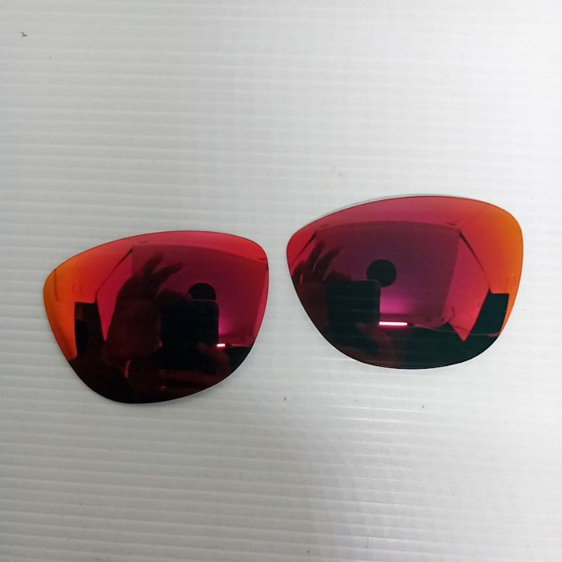 Oakley jupiter fire red polarized lens