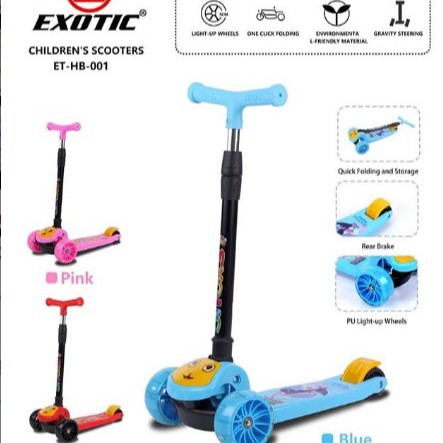 Scooter Anak Otoped EXOTIC HB 001 mainan sekuter