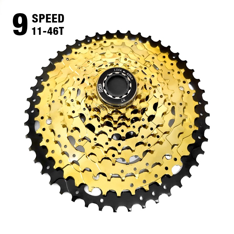 Sprocket RAZE 9 Speed (11-46T) GOLD