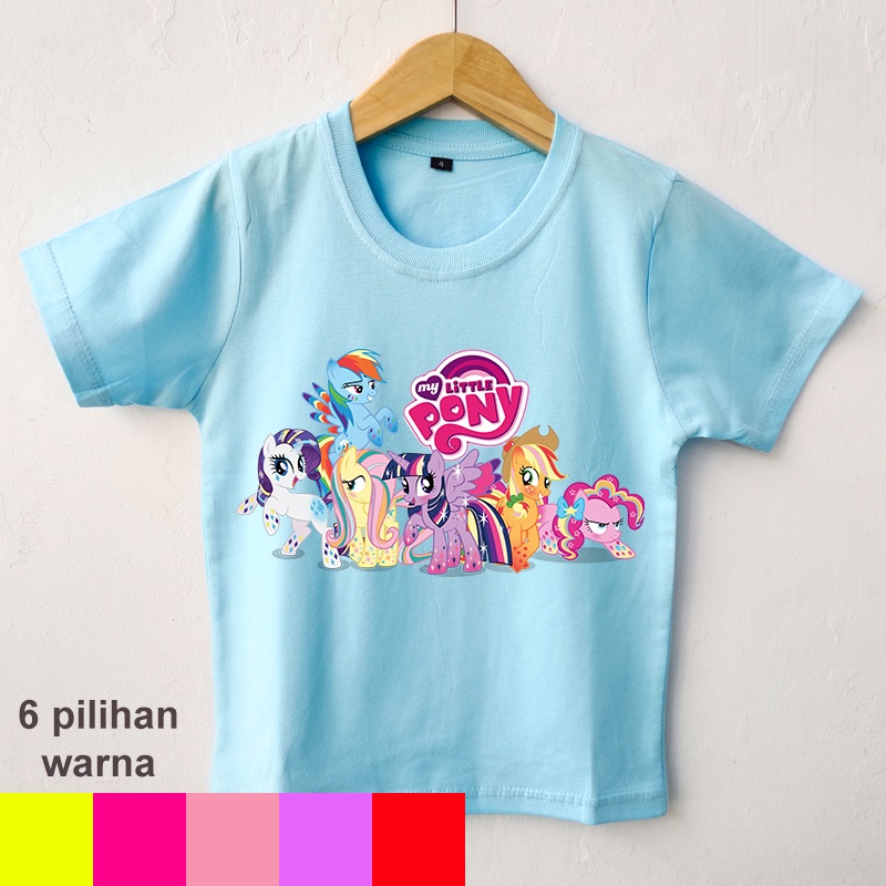 Baju Kaos Anak PONY Family 6 warna