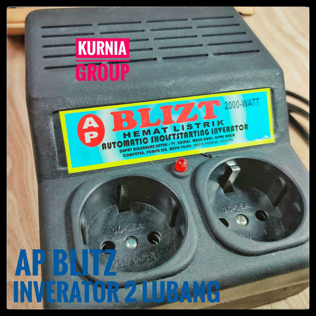 AUTO START INVERATOR  SOFT STARTING Anti Listrik Jeglek 2000W 2 Lubang Penghemat Listrik