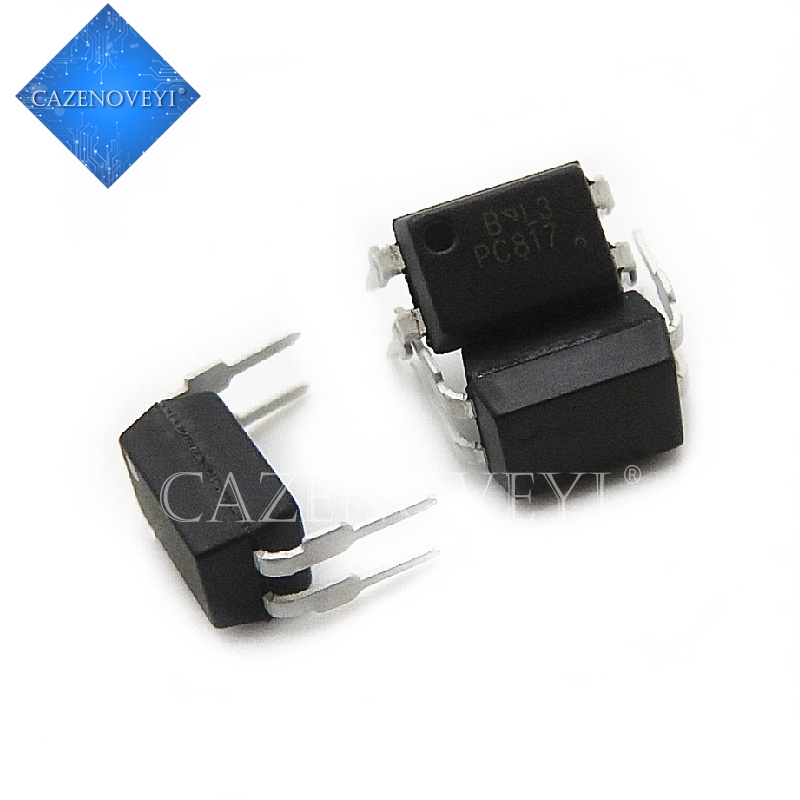 10pcs / lot Sparepart Komponen Fotocoupler PC817B DIP-4 PC817 817B EL817 LTV817A LTV-817-A