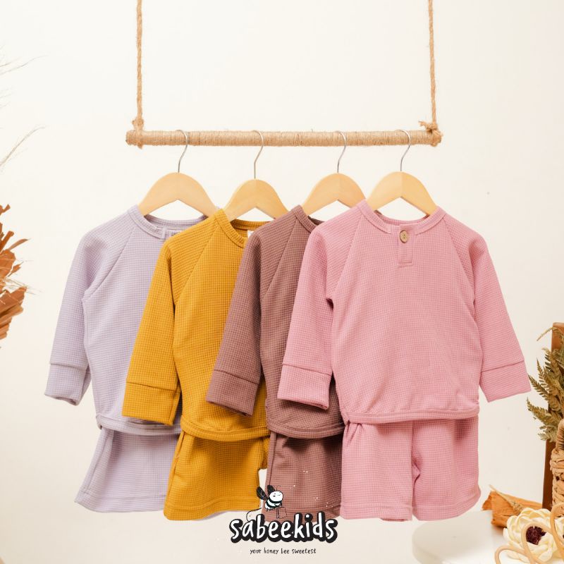 SUN SET SETELAN ANAK SETELAN WAFFLE 1-5th