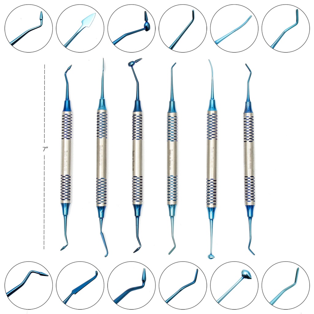 Dental Composite Filling &amp; Carving Instrument Set / Instrument Composite / Instrumen komposit