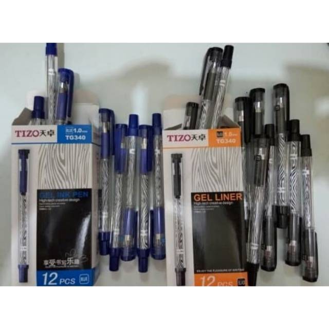 

Pulpen gel TIZo TG 340 TG-340 1.0mm