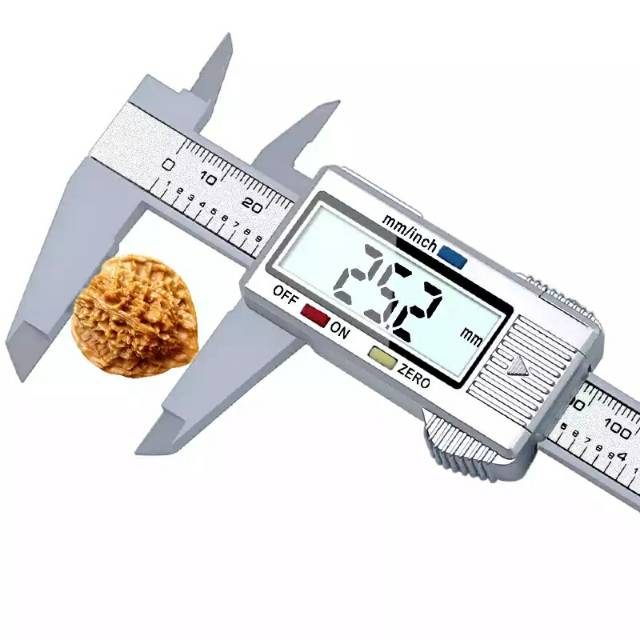 Digital Vernier Calipers150mm 6 Inch LCD Elektronik Serat Karbon Gauge Tinggi Alat Ukur Micrometer