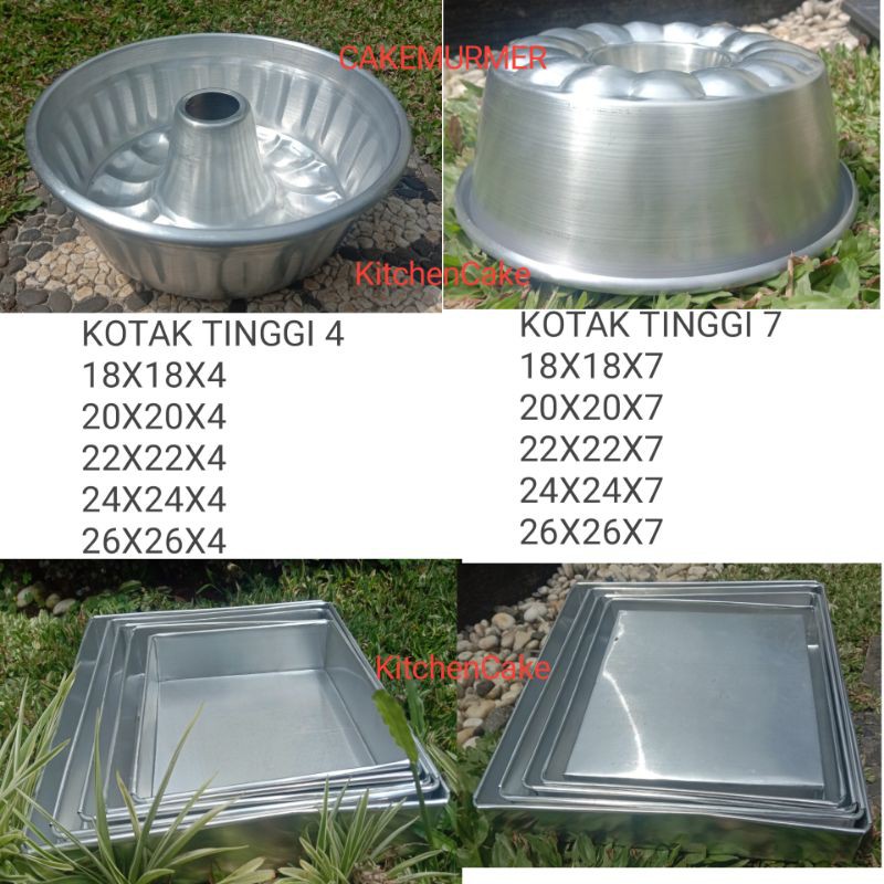 Loyang Bolu Kotak/Loyang Bolu Cake Marmer/Loyang Bolu Persegi