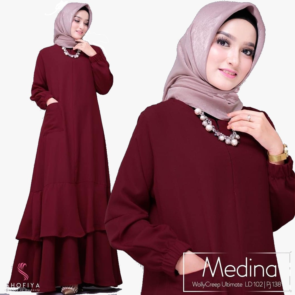 GAMIS SYAR I MEDINA WOlfIS PREMIUM MURAH 520 Shopee GAMIS SYAR I MEDINA WOlfIS PREMIUM MURAH 520 Shopee