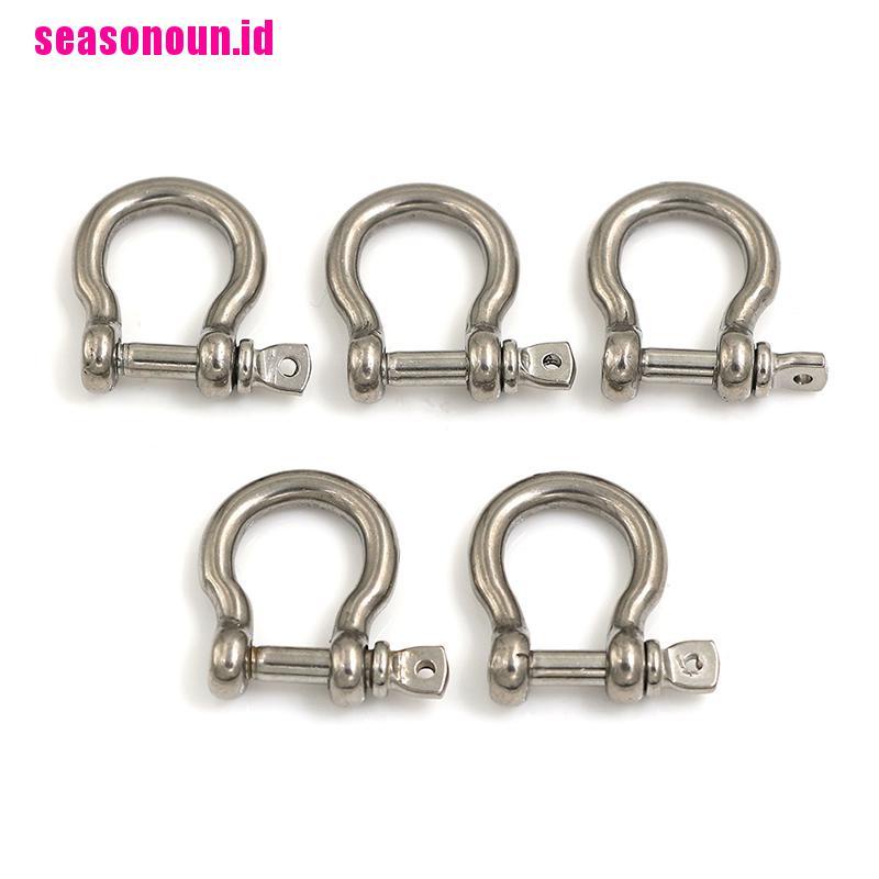 5 Pcs Sekrup pin shackle bow m4 304 stainless steel