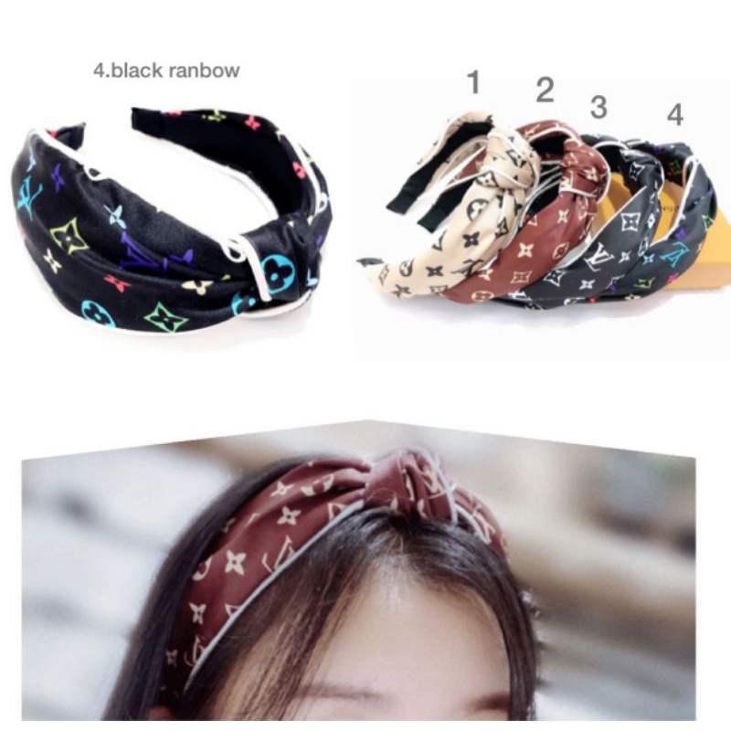 Bando Premium Quality Bando Korea Motif elv Bahan Bagus Bandana import Branded Band 9929