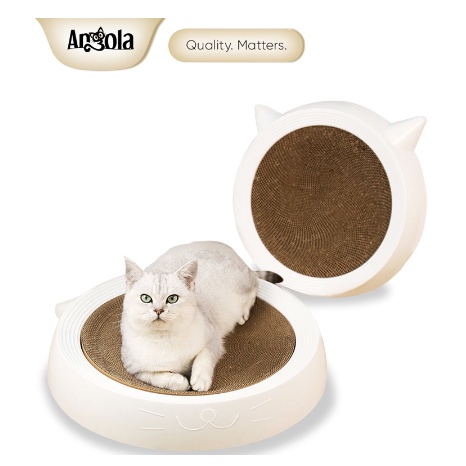 Papan Garuk Kucing M26 Cat Scratcher Corrugated Board Garukan Kucing Tempat Tidur Kucing