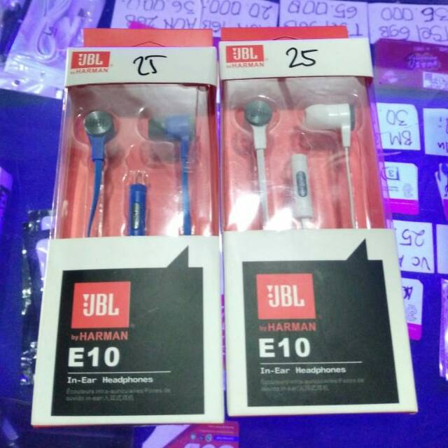 Earphones headphones JBL E10