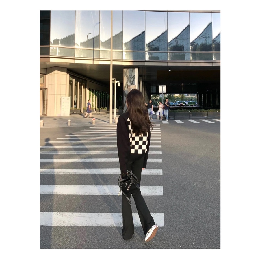 ✅COD high-waist hamparan luas leg denim kasual berkobar celana wanita Korea