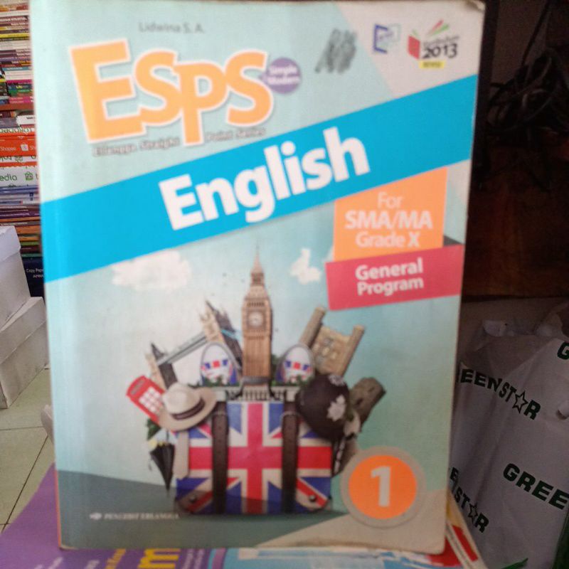 buku esps bahasa Inggris kelas 10 SMA Erlangga