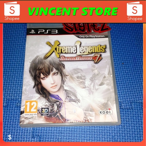 PRODUK ORIGINAL bd ps3 kaset game DYNASTY WARRIORS 7 extrime legends