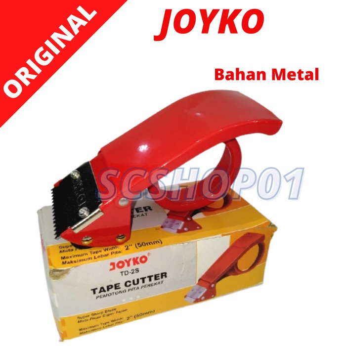 

Produk Joyko Tape Cutter Dispenser Pemotong Lakban Solasi Besi 2 Inch Td-2S Sale!!!