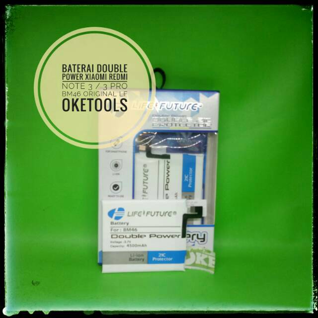 Baterai Xiaomi Redmi Note 3 BM46 Original LF Double IC Xiaomi Redmi Note 3 Pro BM46 BM 46 BM-46