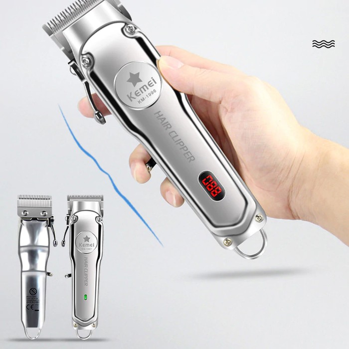 Kemei KM-1997 All-metal Professional Rechargeable Cordless Hair