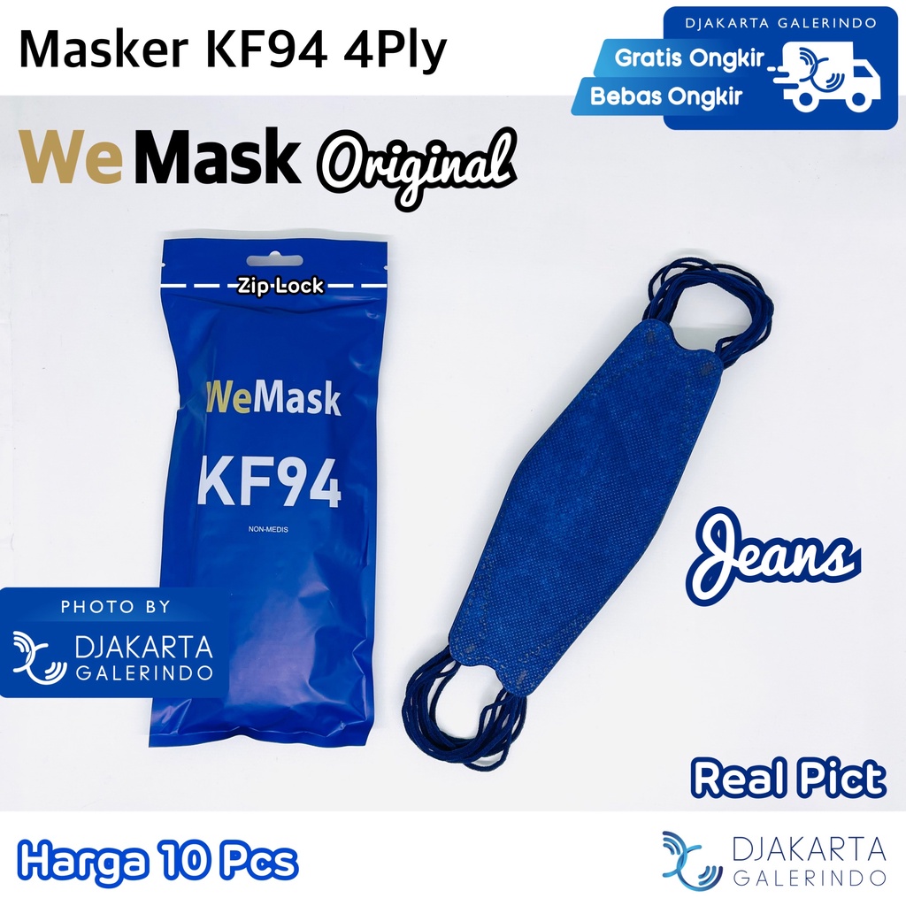 Masker KF94 Mix Warna korea 4ply / 5Ply isi 10 Pcs