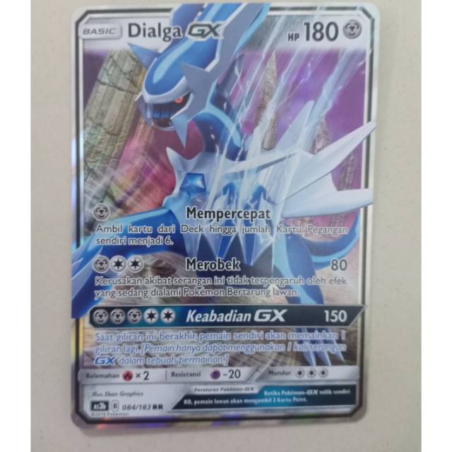 Kartu pokemon Dialga gx