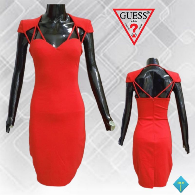 Baju Wanita Dress Formal Branded "GUESS"