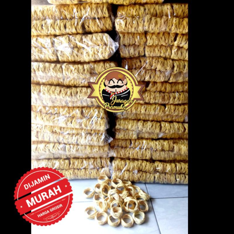 RING ROTAN PRAMUKA WARNA WARNI BAHAN SINTETIS