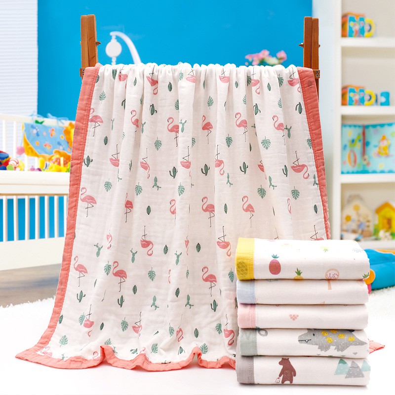 MUSLIN BAMBOO BLANKET 6 LAYER / SELIMUT BAYI 6 LAPIS