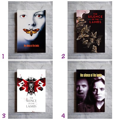 Poster film The Silence of the Lambs hiasan dinding klasik vintage
