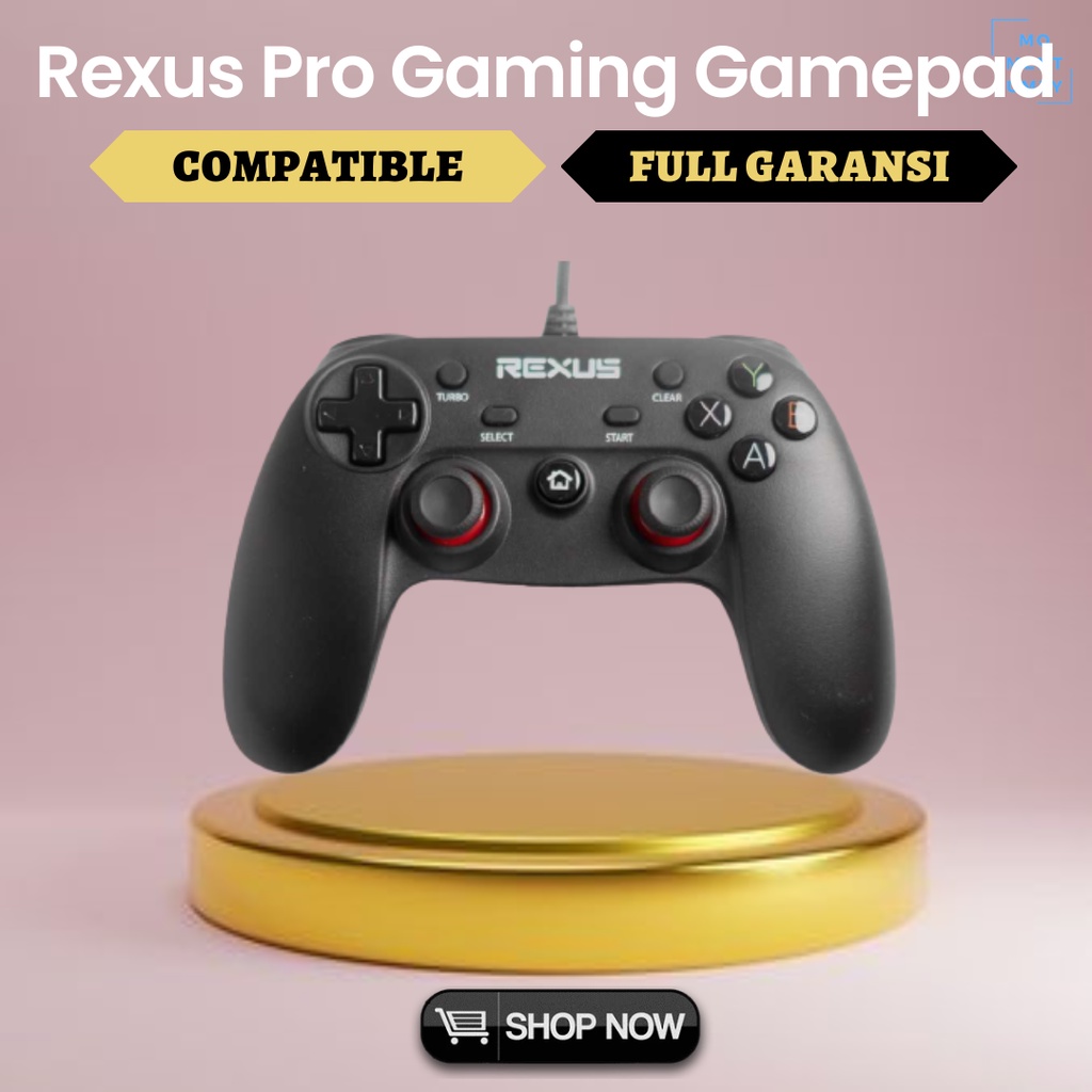 Rexus Pro Aksesoris Stick Stik Gamepad Game Games Joy Pad Joystick Konsol Console PVP Game Gaming Ho
