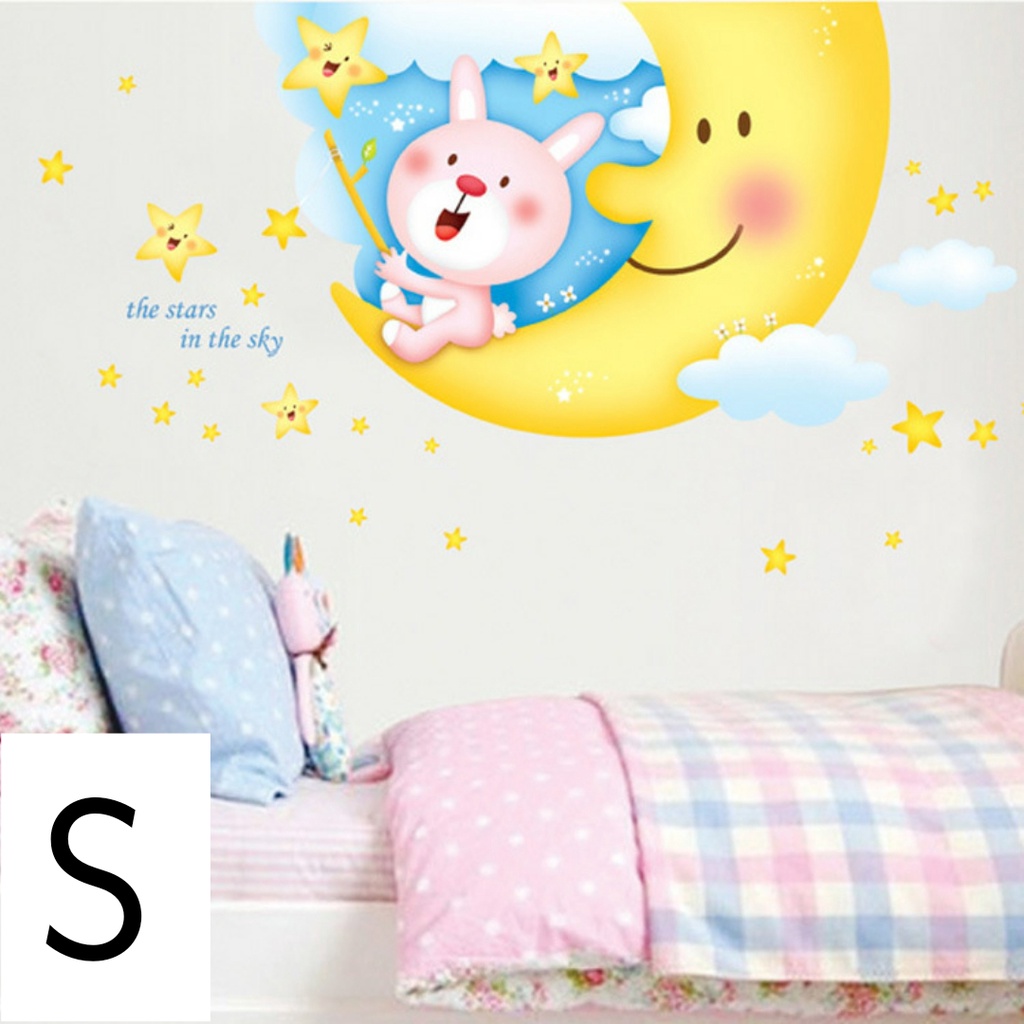 Reliza LIVE Wall Sticker Animal Hewan Anak Study Planet Luar Angkasa Stiker Dinding LDR51