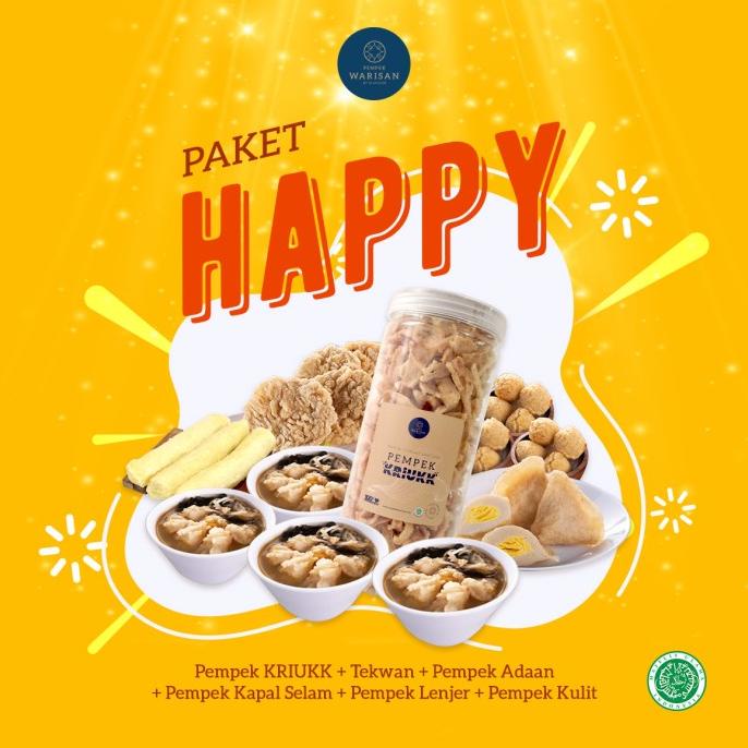 

Pempek warisan enak nikmat (frozen) - paket happy - PPH7 ---NEW---