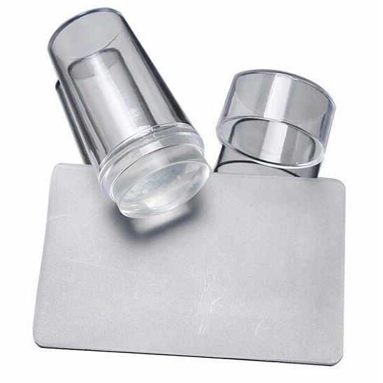 

2.8cm Clear Stamper with Cap & Scraper