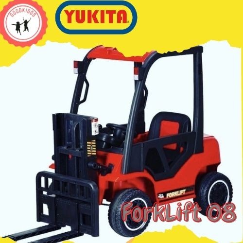 Mainan Anak Mobilan Aki ForkLift Yukita 08 12 Volt Maenan Anak