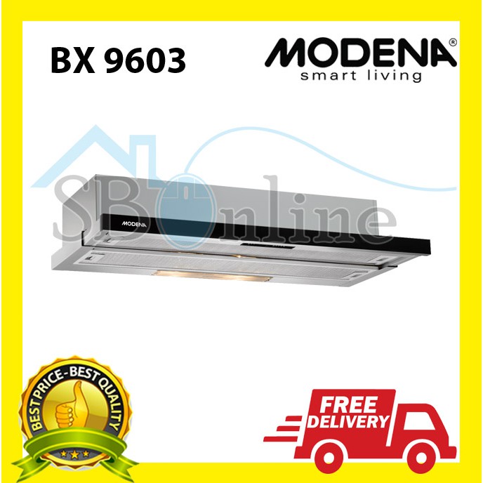 Slim Cooker Hood Modena W Built In Slide Out CELATO - BX 9603 90 Cm