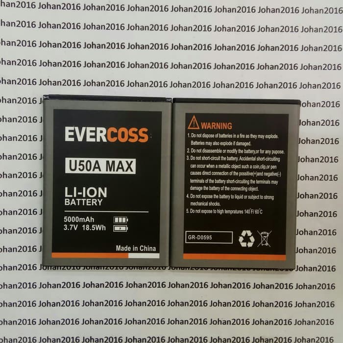 Baterai Original Double Power Evercoss Evercross U50A Max