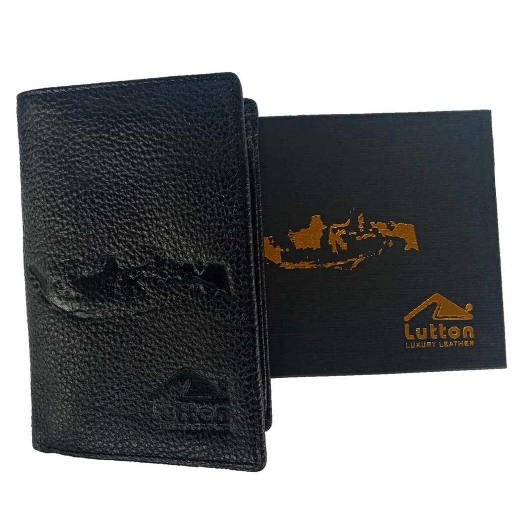 DOMPET KULIT SAPI ASLI 3/4 PULLUP &amp; KULIT KAYU