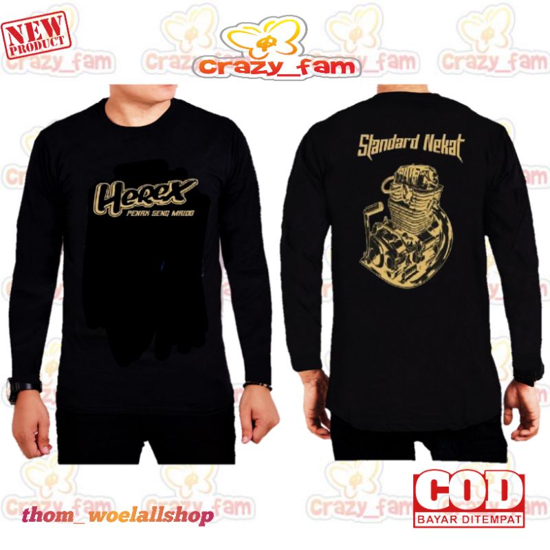 KAOS LENGAN PANJANG HEREX STANDART NEKAT