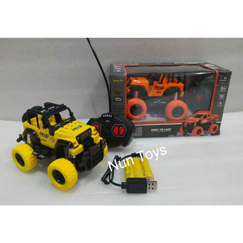 Mainan Remote Control Mobil Jeep Wrangler Cross Country