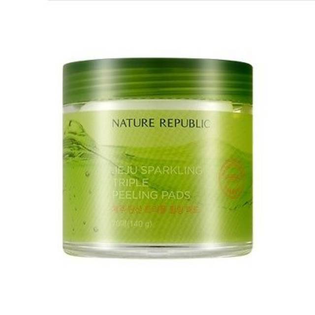 Nature republic jeju sparkling triple pad 70pcs