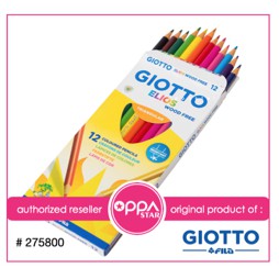 

Pensil Warna Giotto Elios Set 12 Wood Free - Pencil Color