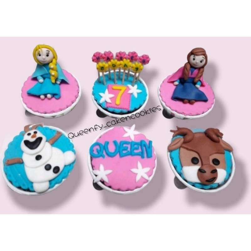 

Cupcake frozen isi 6