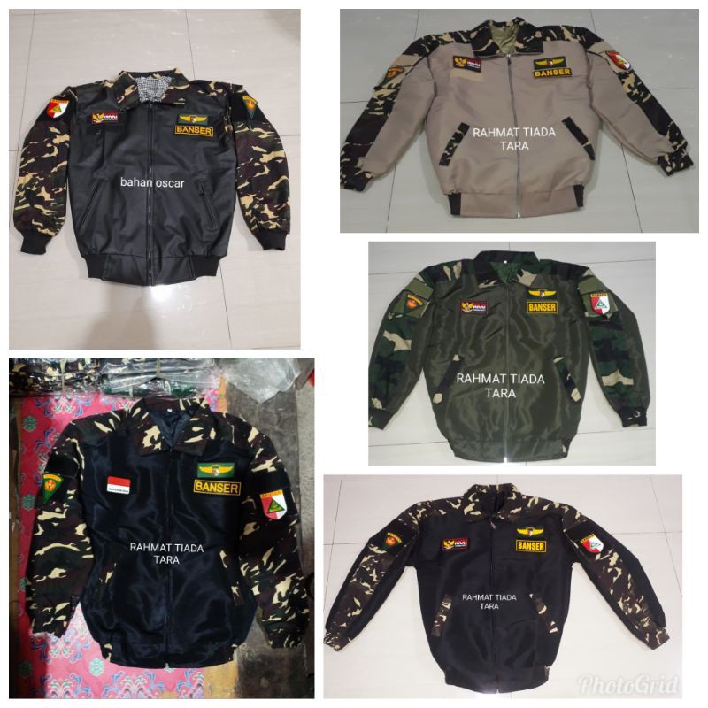 JAKET BOOMBER BANSER KOMBINASI