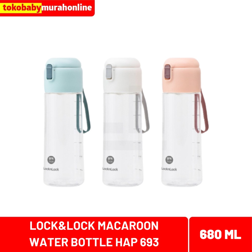 LOCK&amp;LOCK HAP 693 MACAROON WATER BOTTLE 680ML