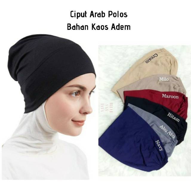 Arabian Ciput - Inner Hijab - Ciput Kerut - Aksesoris Hijab