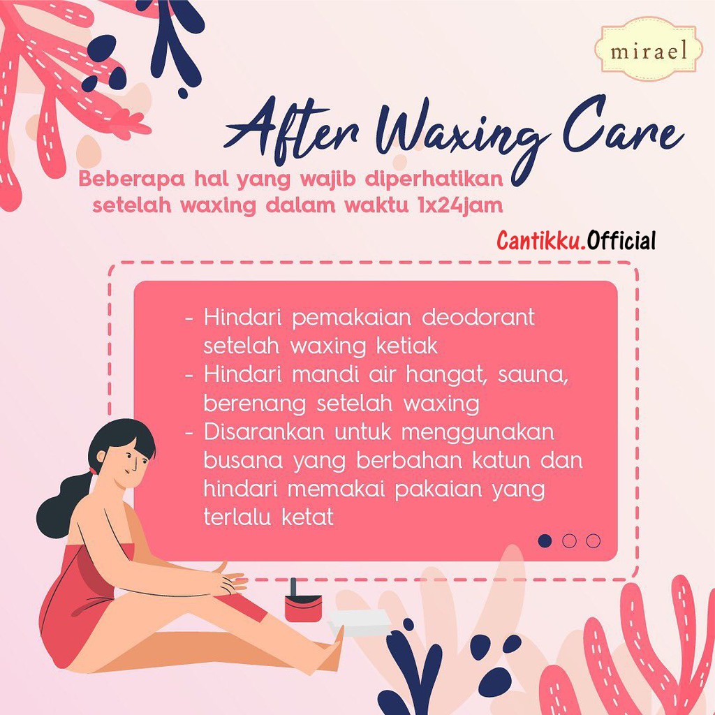 MIRAEL Sugar Waxing Kit Sugar Wax Hair Removal Penghilang Pencukur cukur cabut Bulu Rambut Ketiak