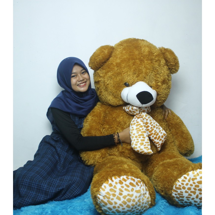 Boneka Teddy Bear Syal Super Jumbo