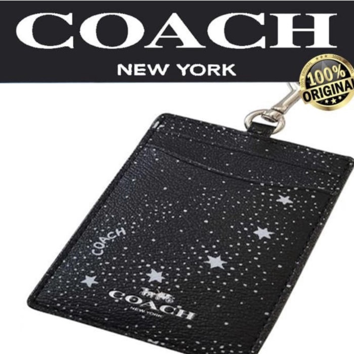 

Hemat Coach Id Card Lanyard New Star Night (Black) Gilaa!!!